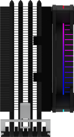 Cooler Procesor AQIRYS URANUS LS ARGB NEGRU - imagine 4