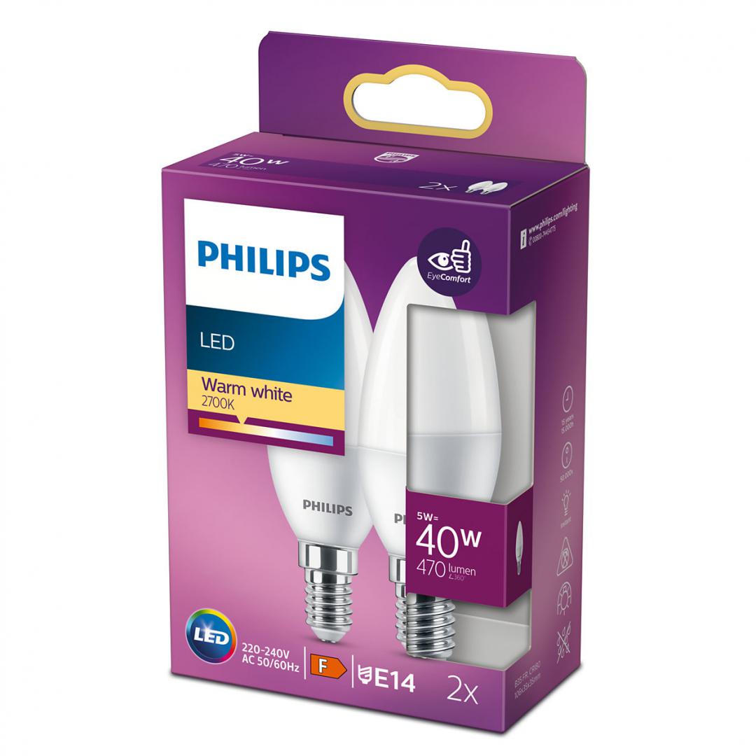 overlay_831ce95ce5342b6c2e69b5752bff40e0.jpeg 2 Becuri LED Philips B35, EyeComfort, E14, 5W (40W), 407 - imagine 1