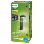 Stalp LED solar pentru exterior cu senzor de miscare Philips - imagine 4