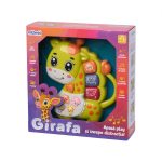JUCARIE GIRAFA CU LUMINI SI SUNETE, VERDE, MOMKI - imagine 3