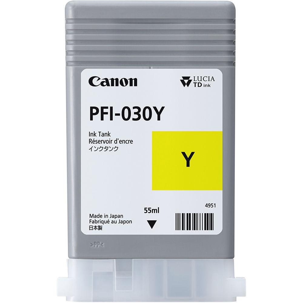 overlay_83ada17a9d29e92fe287d22a342f9dde.jpg Cartus cerneala Canon PFI-030Y, yellow, capacitate 55ml, pentru Canon imagePROGRAF - imagine 1