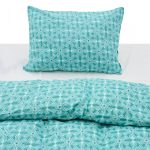Set de pat single bumbac, 92 gsm, River - imagine 4