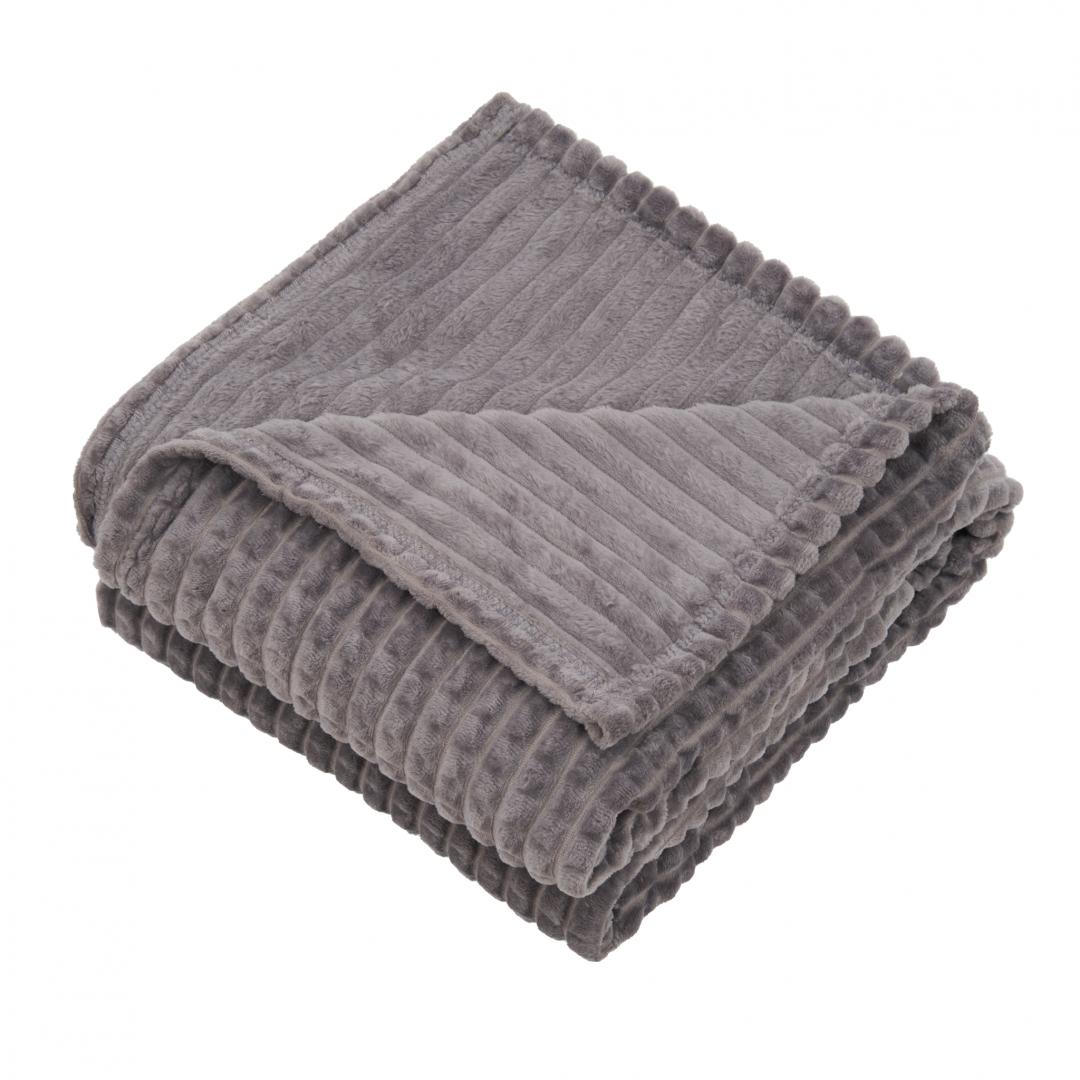 overlay_84ffdfa1d51b7d6ea57cd58f0fad7920.jpg PATURA FLANNEL 150X200 CM GRI - imagine 1