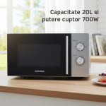 CUPTOR CU MICROUNDE HEINNER HMW-20MSS - imagine 3