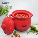 OALA CERAMICA CU CAPAC 3 L, RED LINE - imagine 5