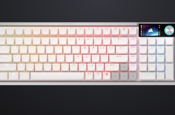 Tastatura Mecanica Gaming Corsair VANGUARD AIR 99 WH, RGB, Wireless,