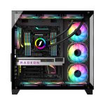 Carcasa 1STPLAYER Gaming MV8 Cube Tower NEGRU - imagine 4