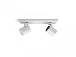 Spot LED Dublu Philips Hue Runner, Bluetooth, 2xGU10, 2x5.5W, 700 - imagine 2