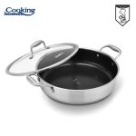 CRATITA CU CAPAC, 30x7.8 CM, 4.8 L, TITANIUM3, COOKING BY - imagine 4