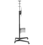 Stand podea mobil/fix Neomounts FL50-550BL1; pentru display-uri cu diagonale 37"-70", - imagine 3