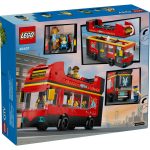 AUTOBUZ TURISTIC ROSU CU ETAJ LEGO 60407 - imagine 2