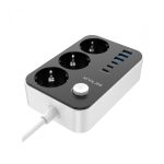 Prelungitor cu protectie Serioux SRXP-PS36B, 3 prize schuko Tensiune intrare: - imagine 5