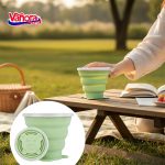 "PAHAR PLIABIL SILICON 270 ML  Material: Silicon Dimensiune: 9.5x8.5 - imagine 12