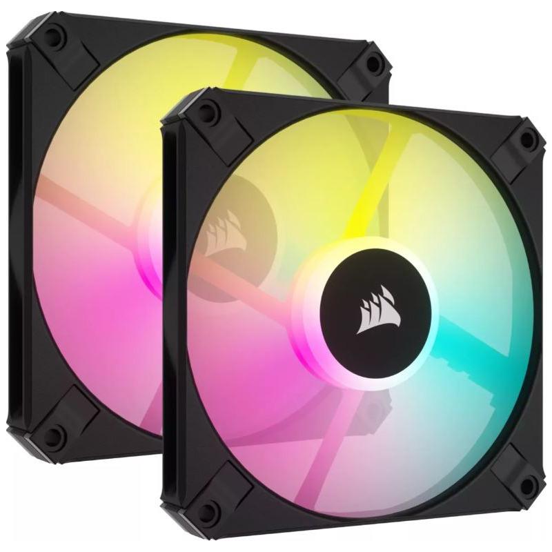 overlay_888d8069c933a20aa2622ba297b630e7.jpg Ventilatoare Carcasa CORSAIR iCUE AF120 RGB SLIM - imagine 1