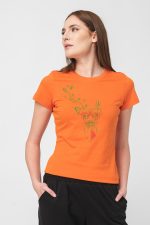 TRICOU  CERB FAMILIE FEMEI ORANGE-M - imagine 4