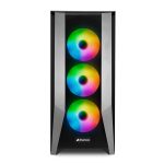 Carcasa SHARKOON TG7M RGB Mid Tower NEGRU - imagine 2