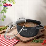 CRATITA ALUMINIU TURNAT 20x8.5CM, 2.6 L, CLASSIC, VANORA HOME - imagine 2