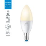 Bec LED inteligent WiZ Connected Dimmable C37, Wi-Fi, E14, 4.9W - imagine 4