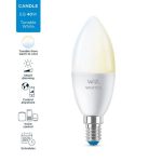Bec LED inteligent WiZ Connected Whites C37, Wi-Fi, E14, 4.9W - imagine 4