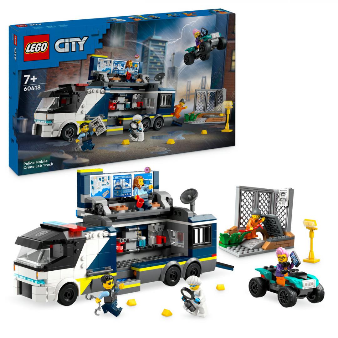 overlay_897fdce52c53eef4c18dcde798bde21e.jpg LABORATOR MOBIL DE CRIMINALISTICA, LEGO 60418 - imagine 1