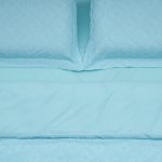 LENJERIE PAT KS CU BRODERIE TUFFATA BLUE - imagine 2