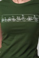 TRICOU  LOGOMULTICOLOR FEMEI  BOTTLE GREEN-L - imagine 5