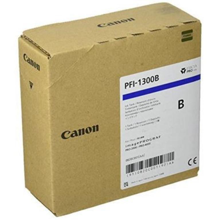 overlay_8abc9b5694dd6e7e1453b4b27fdc0088.jpg Cartus cerneala Canon PFI-1300BL, blue, capacitate 330ml, pentru Canon imagePROGRAF, - imagine 1