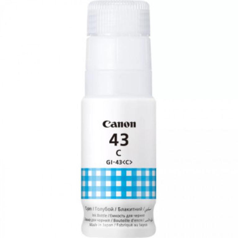 overlay_8b8a00c977d14ec4410f0fbd5da5c88a.jpg Cartus cerneala Canon GI-43C, culoare cyan, capacitate 3800 pagini,60ml,pentru Canon - imagine 1