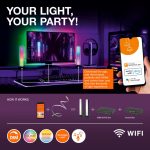 Lampadar LED RGB inteligent Ledvance Smart+ WiFi CONVERT MAGIC, 24W, - imagine 4