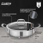 CRATITA CU CAPAC, 30x7.8 CM, 4.8 L, TITANIUM3, COOKING BY - imagine 5