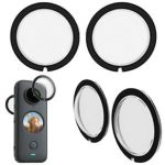 Lentile de protectie Insta360 One X2, protejeaza obiectivele frontale - imagine 2