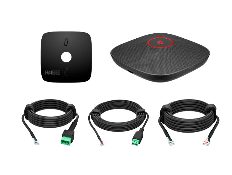 overlay_8cf80830508f78022c68260aa568791f.png HP Poly Studio A2 Black Table Microphone w/ Mounting Plate - imagine 1