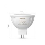 2 Becuri LED RGB inteligente Philips Hue MR16, Bluetooth, GU5.3, - imagine 3