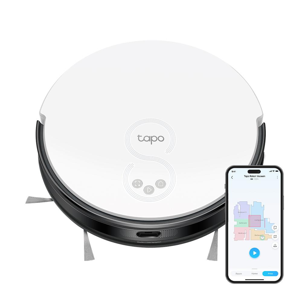 overlay_8d22b81782f3e8923828ba1b0adeb208.jpg TP LINK Aspirator robot cu Mop și Navigare LiDAR TAPO - imagine 1