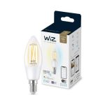 Bec LED inteligent vintage (decorativ) WiZ Connected Filament Clear C35 - imagine 3