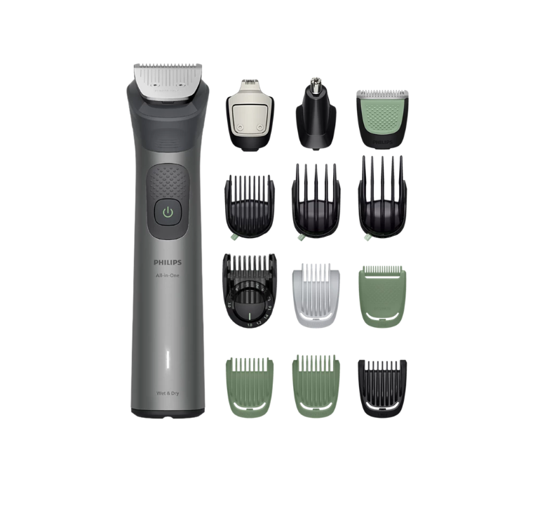 overlay_8d9d718e38ef8c10d3c5c65e7a99338d.png Aparat tuns All-in-One Philips MG7935/15, functionare 120 min, rezistent la - imagine 1
