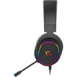 Casti Gaming Head-band AQIRYS Altair, Wired, noise-canceling, Negru - imagine 2