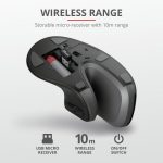 Mouse Trust Verro Ergonomic, Wireless, negru - imagine 5