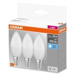 3 Becuri LED Osram Base Classic B, E14, 4.9W (40W), - imagine 2