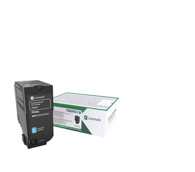 overlay_8f86162b9e7cafeee02eaa1b85349dcd.jpg Toner Lexmark 75B20C0, Return Program, cyan, 10 k, CS/CX 727,CS728 - imagine 1