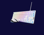 Kit Trust Wireless GXT 798W 2-in-1, tastatura mecanica, interfata USB,