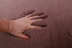 Covor Heinner Shaggy soft blanita Mov 50x90 cm - imagine 3