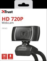 Camera Web Trust Trino, rezolutie video HD, USB 2.0, Negru - imagine 8