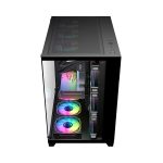 Carcasa 1STPLAYER Gaming MV8 Cube Tower NEGRU - imagine 2