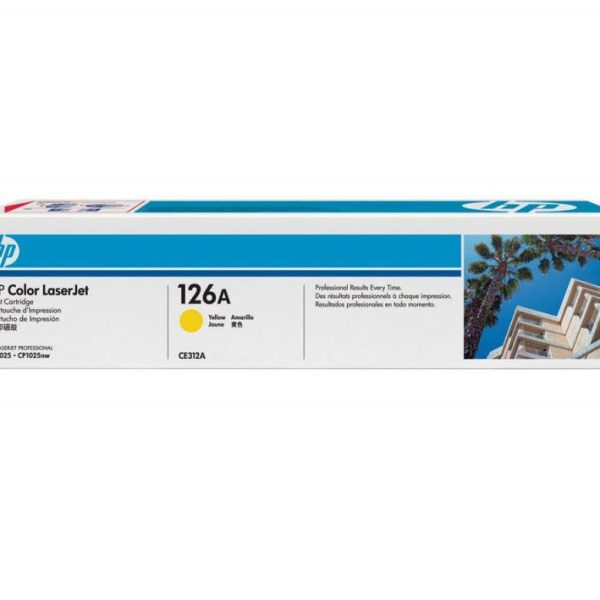 Toner HP CE312A, yellow, 1 k, LaserJet Pro 100 M175A,