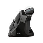 Mouse Trust Voxx, Rechargeable Ergonomic Wireless, negru - imagine 6