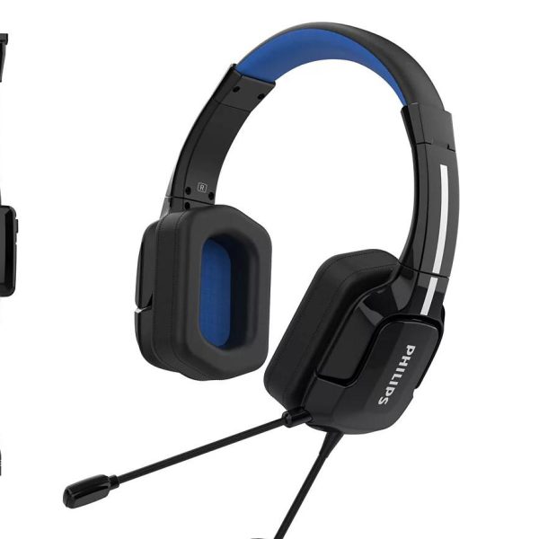 Casti Gaming Head-band Philips TAGH301BL, Wired, Albastru