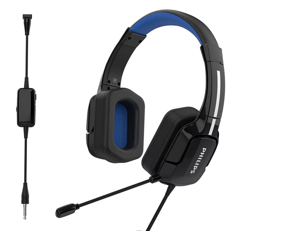 overlay_9102964c00a2bdab0c5e9aec43d98d33.jpg Casti Gaming Head-band Philips TAGH301BL, Wired, Albastru - imagine 1