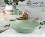 SET 6 FARFURII ADANCI CERAMICA 20 CM, YVONNE, ART OF - imagine 2