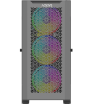 Carcasa AQIRYS AQUILLA, RGB, Mid Tower, Black - imagine 3